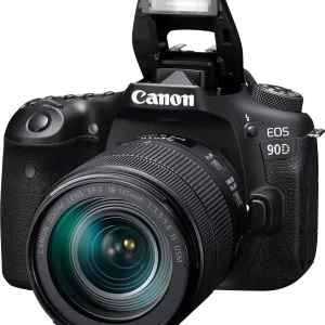 Canon - EOS 90D DSLR Camera with EF-S 18-135mm Lens - Black