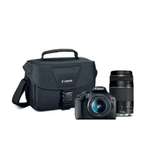 Canon EOS Rebel T6 Digital Camera w/ 3 lens! 18mm, 75mm, wide angle lens