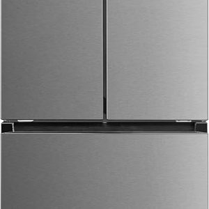Freestanding French Doors Fridge Freezer, 391 Litre Capacity with LCD Temperature Control
