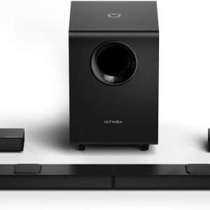 ULTIMEA 7.1.4 Sound Bar with Dolby Atmos, 740W Surround Sound System for TV with Adjustable 8" Wireless Subwoofer