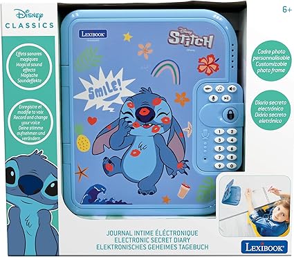Lexibook, Disney Stitch: Electronic diary with pen and notebook included