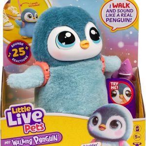 Little Live Pets My Walking Penguin - Waddles Soft and Cuddly Interactive Toy Penguin