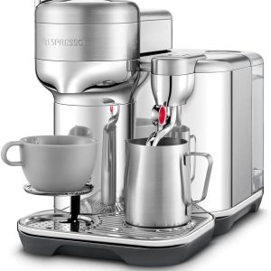Nespresso Vertuo Creatista Automatic Pod Coffee Machine with Milk Frother Wand for Cappuccino