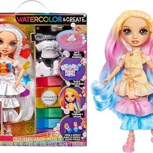 Rainbow High Watercolour & Create DIY Fashion Doll with Washable Water colours
