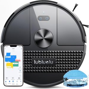 Lubluelu Robot Vacuum Cleaner with Mop 4500Pa,3 in 1 Robotic Vacuum