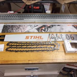 Stihl OEM 25" Guide Bar 3/8" .050" 84DL 3003-000-7831 Chain 33RS GL-SN2A