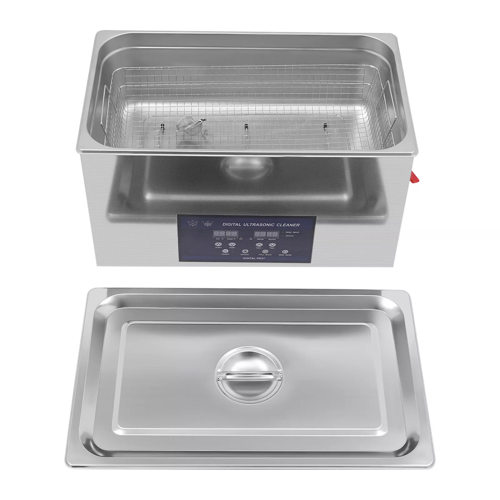 Ultrasonic Washing Machine Jewelry Cleaning Machine w/ Digital Timer Heater - Image 10