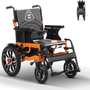 Electric Wheelchair for Adults,ightweight Foldable Power Wheelchair,500W Dual Motors