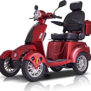 Heavy Duty 4 Wheel Mobility Scooters for Seniors & Adults 500lbs Capacity - Electric Powered Chair - 800W